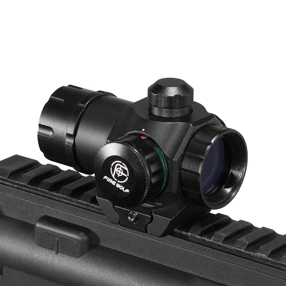 Mira telescópica táctica Mini 1x22 con punto rojo y verde, mira telescópica Airsoft para caza, riel de 20mm, nuevo - imagen 3