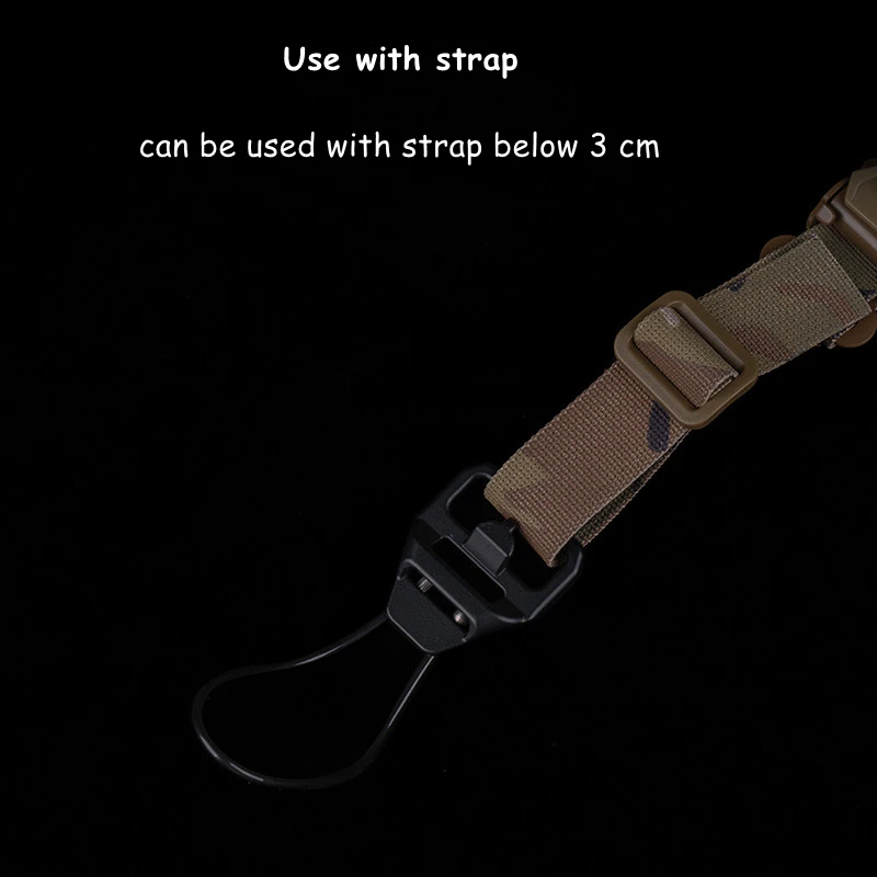 Hebilla de eslinga táctica de liberación rápida para Rifle de caza, bucle de alambre, ganchos de eslinga con bucle en U, correa de eslinga AK Airsoft, accesorios adaptados rápidos - imagen 4