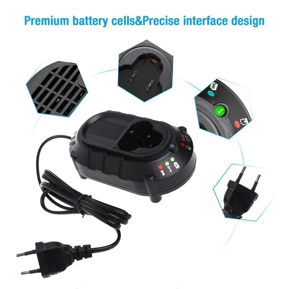 El más nuevo para MAKITA cargador de batería BL1013 BL1014 10,8 V /7,2 V batería de iones de litio DC10WA taladro eléctrico destornillador herramienta eléctrica - imagen 4