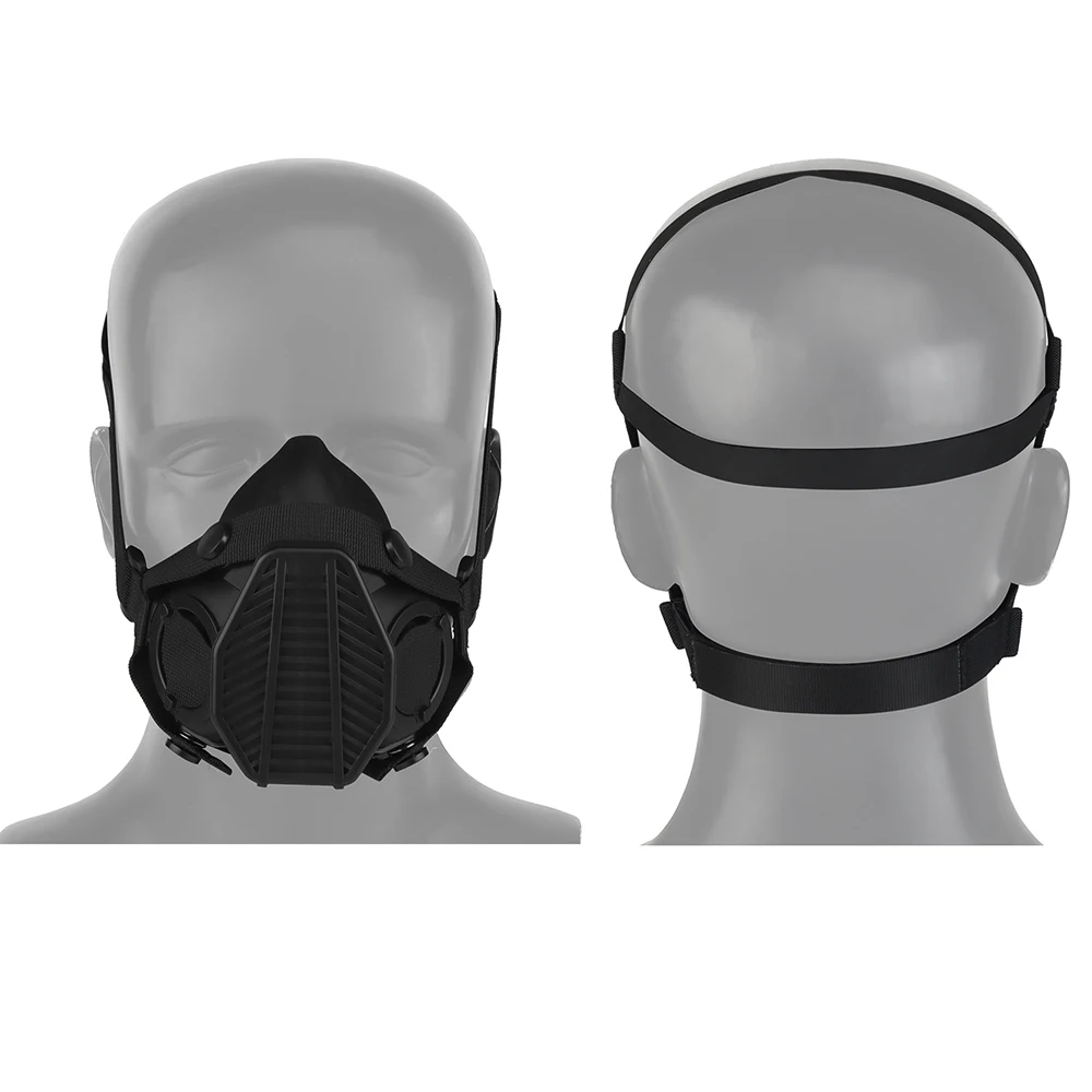 Nuevas máscaras antipolvo con filtro HEPA reemplazable táctico para deportes al aire libre, máscara especial con máscara respiradora de comunicación con micrófono - imagen 3