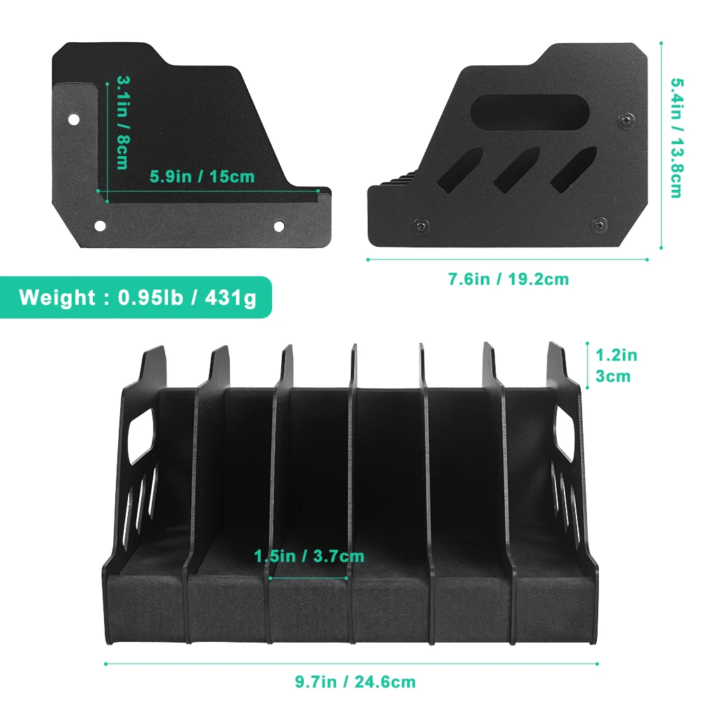 Organizador de espuma para pistola Glock – Soporte expositor universal - imagen 3