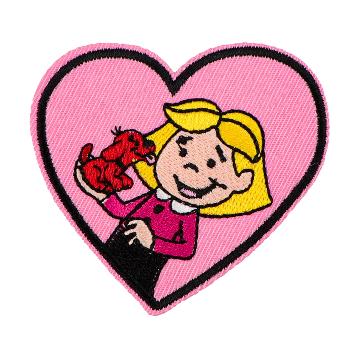 Parche bordado de películas de aventura de comedia, perro rojo, parches termoadhesivos para ropa, insignias de costura DIY - imagen 5