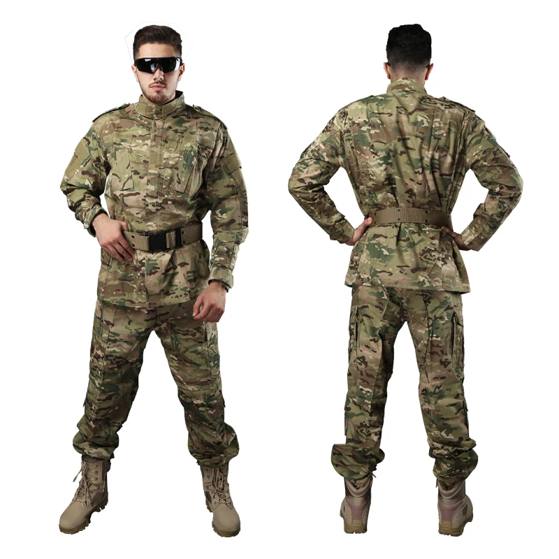 Traje BDU para hombre y mujer Cp Acu, traje de campo de pitón negro, traje de trabajo resistente a los arañazos - imagen 2