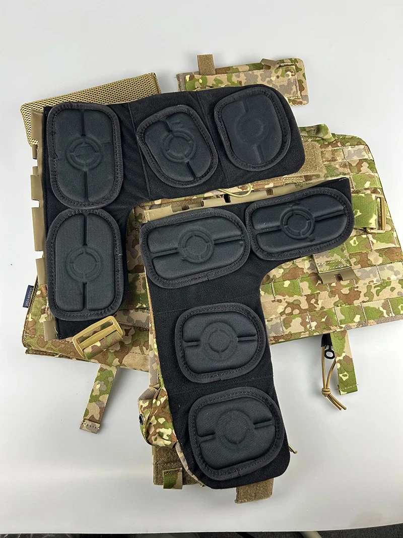 Chaleco portador de placa táctico de camuflaje multiitarn alemán, resistente reflectante por infrarrojos (IRR) - imagen 4