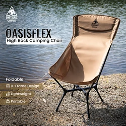 OneTigris Oasisflex silla plegable para acampar con respaldo alto