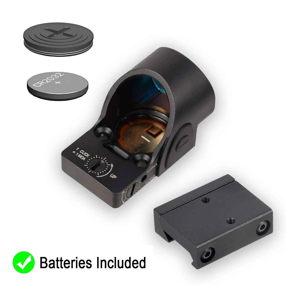 Trij SR/RM mira telescópica de punto rojo para pistola G17 G19 colimador reflejo caza RM óptica de punto rojo mira telescópica riel de 20mm AR15 M4 - imagen 4