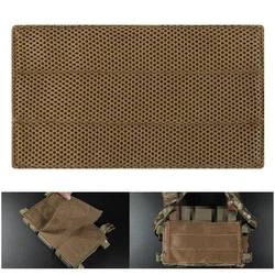 Almohadilla táctica MOLLE transpirable para chaleco de caza y tiro