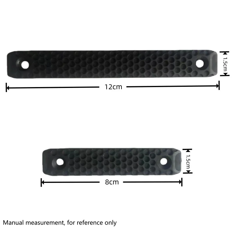 1 Juego de hojas de protección MLOK de nailon, accesorio táctico de tira de protección Pop Matrix G10 de panal
