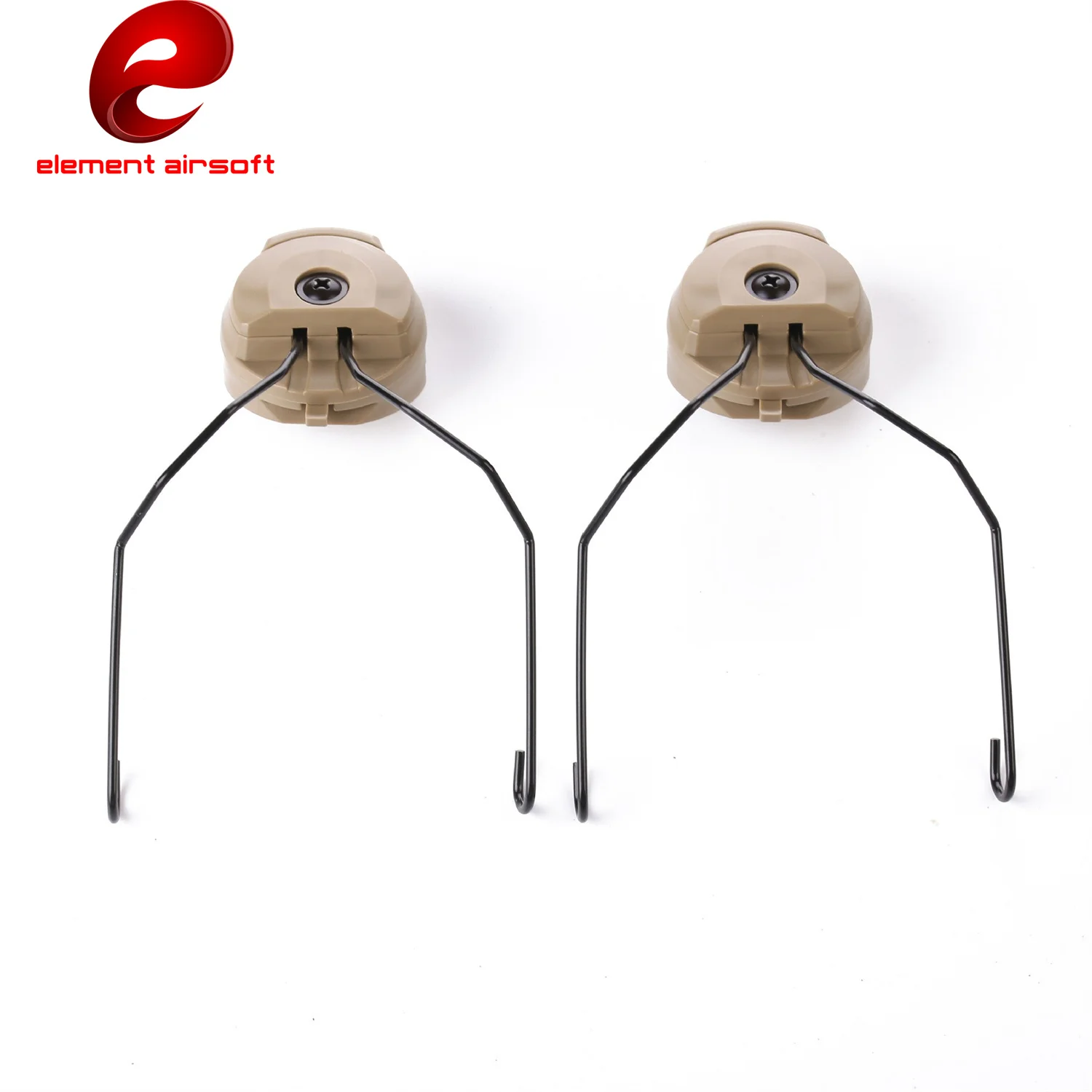 1 par de tácticas para auriculares tipo Sordin, soporte para riel de casco rápido, adaptador de riel de auriculares, adaptador de riel de casco - imagen 4