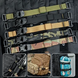 Correas MOLLE con clips de hebilla – Accesorio táctico para mochila