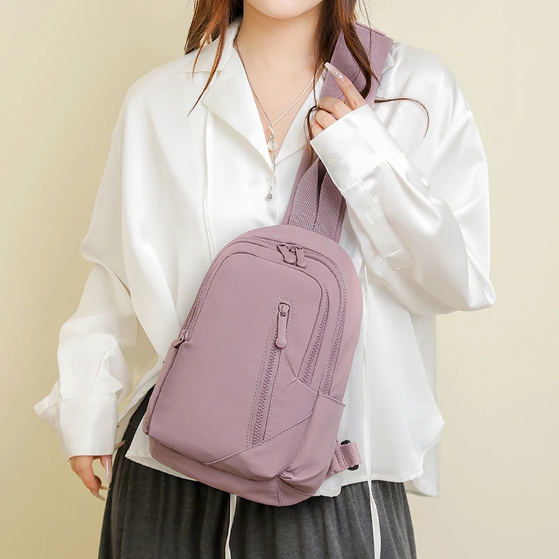 Bolsa de pecho para escalada al aire libre, deportes, Camping, senderismo, ciclismo, viaje, bandolera, viaje universitario, correr, bolsa de almacenamiento portátil - imagen 3