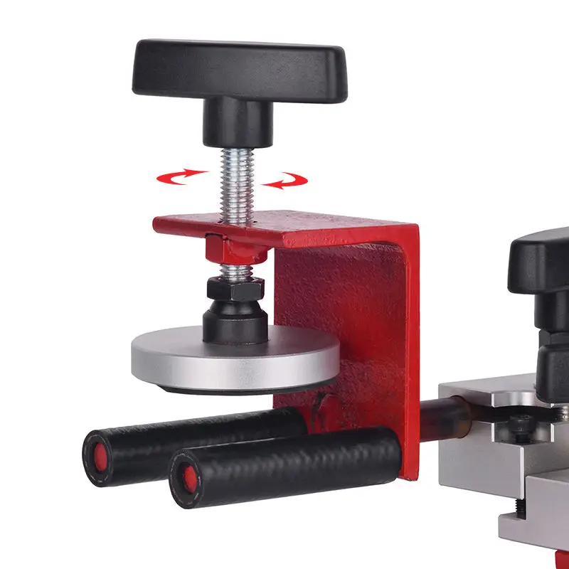 Tornillo de banco de arco de Tiro con Arco ajustable de Metal, arcos compuestos y soporte de equipo de flecha, soporte de herramienta Universal paralelo profesional - imagen 5
