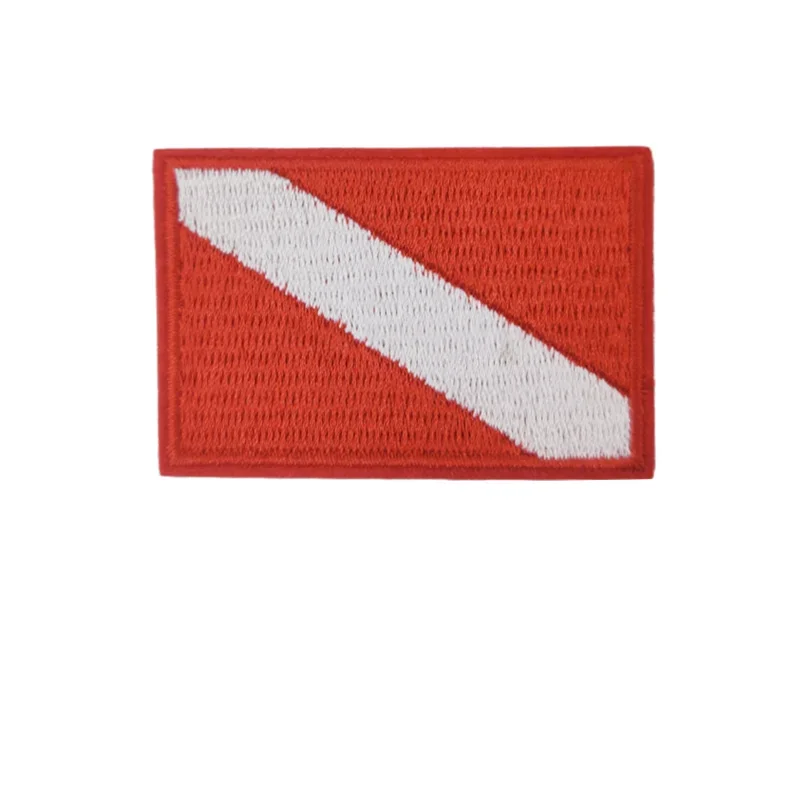 Parches de buceo, brazalete de snorkel, parche bordado con gancho y bucle, insignia bordada a rayas, 2 uds. - imagen 4