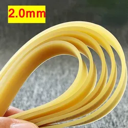 Banda elástica plana 2mm para tirachinas y catapultas – látex resistente