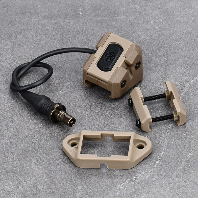 ModButton táctico interruptor de presión remoto para SF, M300, M600, linterna, luz para arma, DBAL A2, PEQ15, MLok, Keymod, Airsoft, accesorios - imagen 5