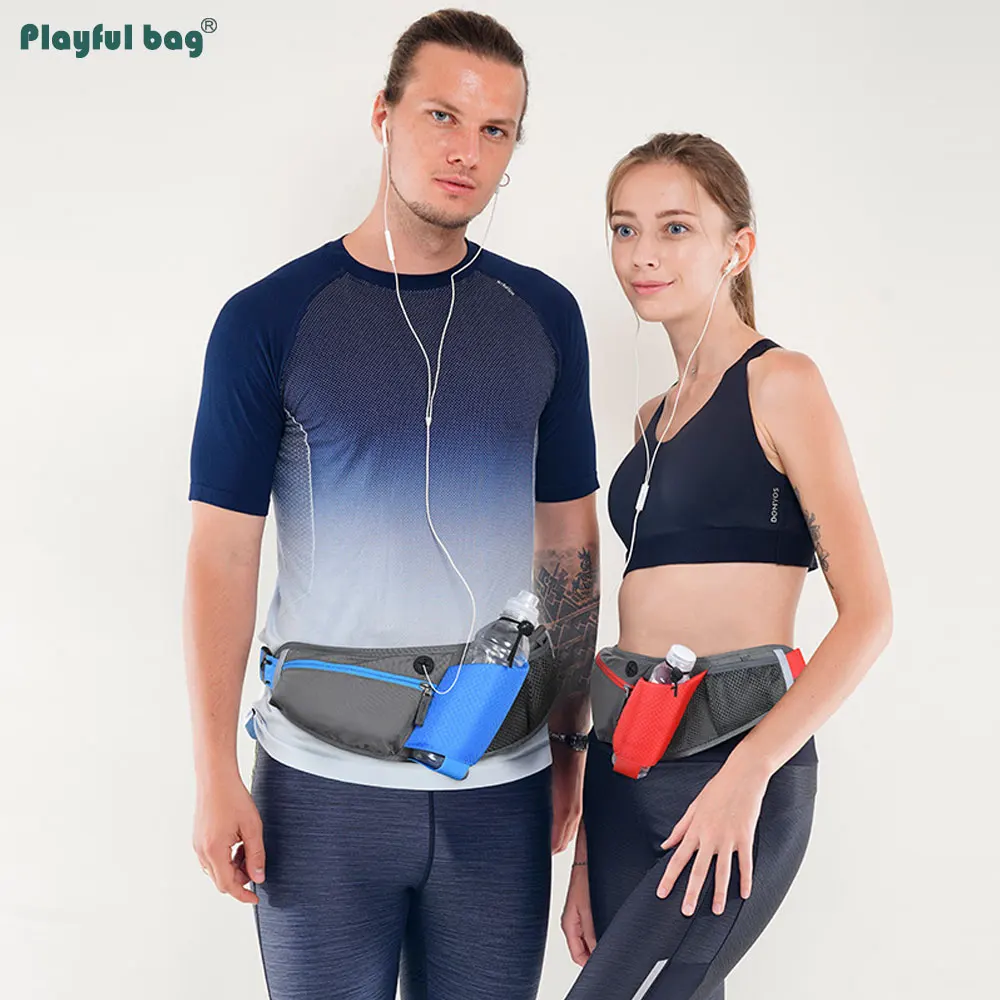 Fitness deportes botella de agua riñonera maratón impermeable al aire libre correr multifuncional paquete de almacenamiento para teléfono móvil AVA278 - imagen 5