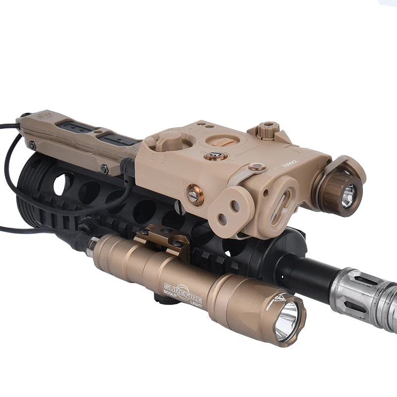 WADSN PEQ15 caja de batería IR de puntería láser de punto rojo, linterna M300 M600, interruptor remoto táctico de Control Dual, compatible con riel de 20mm - imagen 5