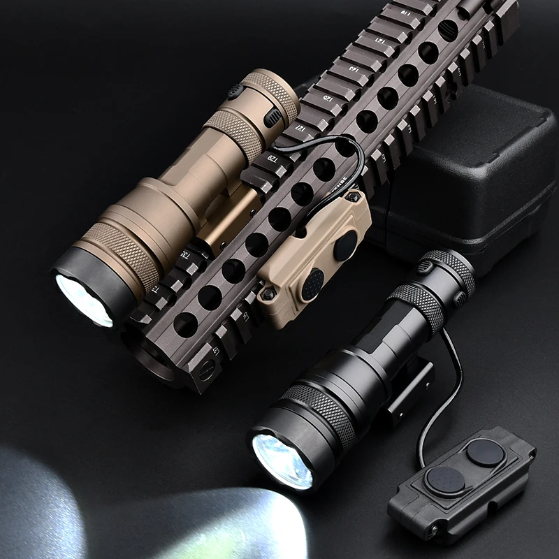 Tactiacl-minikit de luz para caza, linterna potente de 1,0 lúmenes, con Micro Kit de nube, compatible con carril de 20mm AR15 Airsoft - imagen 2