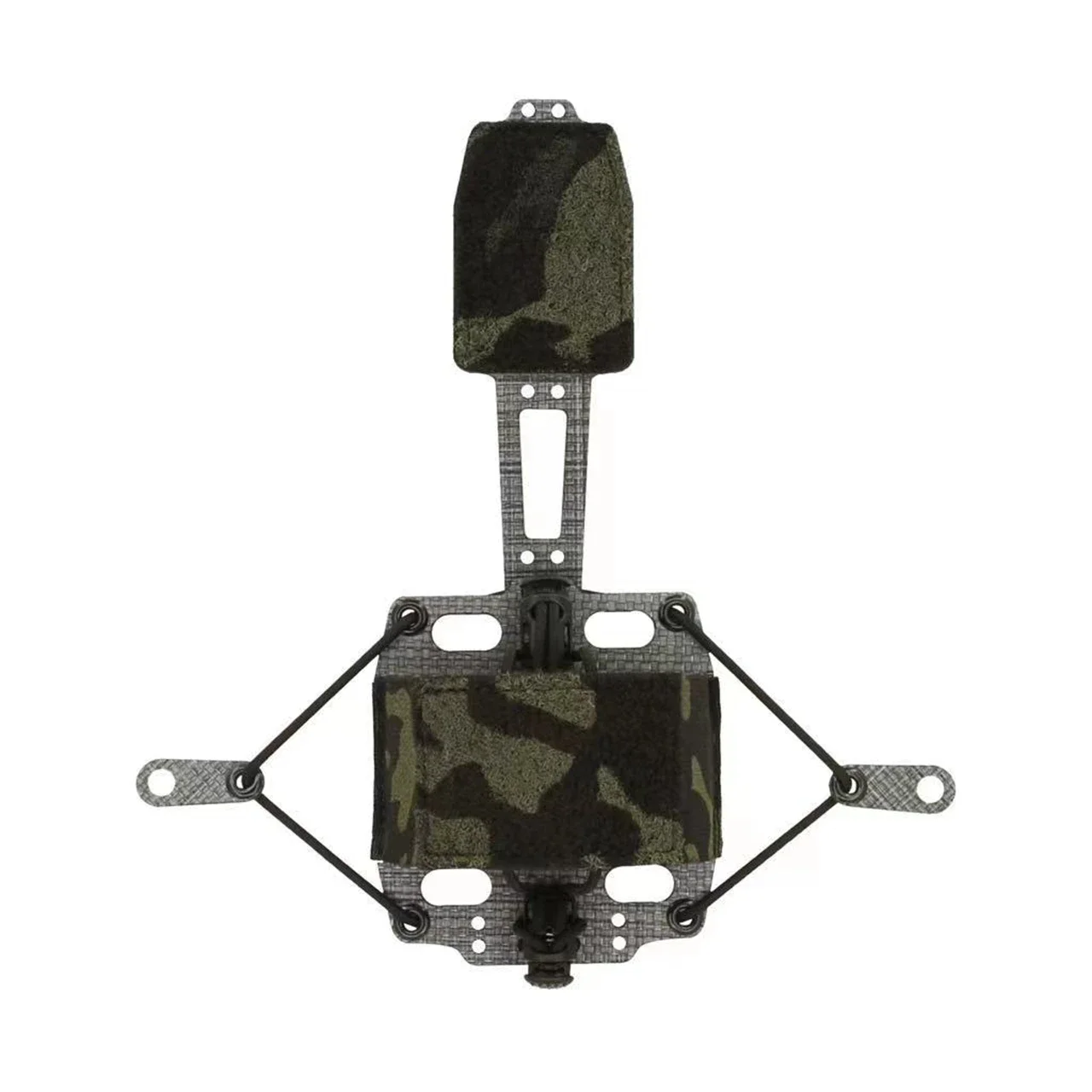 Funda para batería con marco de casco táctico, bolsa para batería en forma de T, bolsa adjunta para pasta de casco, bolsa de almacenamiento de batería - imagen 2