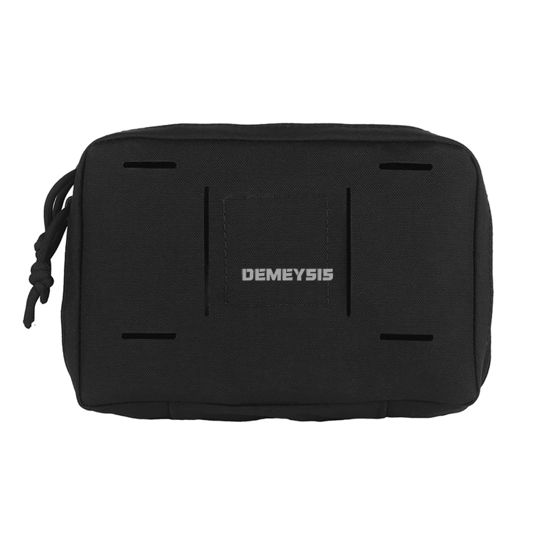 Portador de placa táctica, bolsa para teléfono móvil, bolsa plegable para tablero de navegación, doble cremallera, para caza, Airsoft, aparejo de pecho, bolsas para mapas - imagen 4