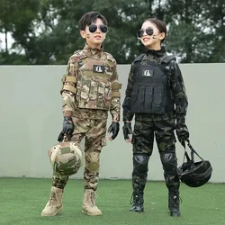 Uniforme camuflaje infantil MOLLE para campamento entrenamiento escolar