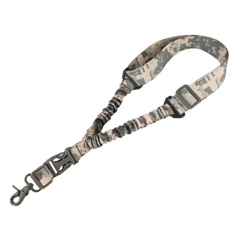 Correa táctica de un solo punto para hombro, cinturones de nailon para tiro, combate, deportes al aire libre, senderismo, caza, entrenamiento portátil - imagen 2