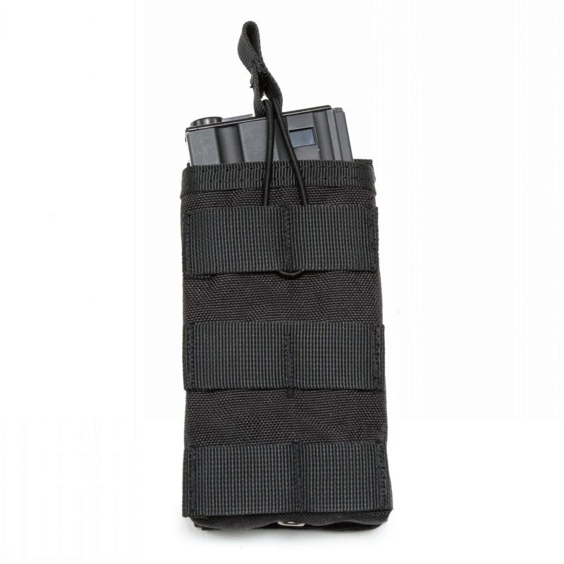 Airsoft Molle-chaleco táctico militar, accesorio de caza, con Clip, individual, doble, Triple, M4, AR 5,56, 223 Mag - imagen 4