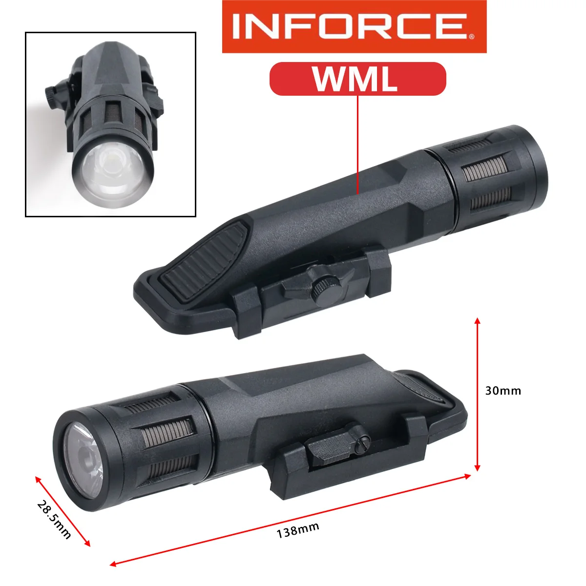 INFORCE WML APL-C linterna táctica LED estroboscópica Picatinny - imagen 3