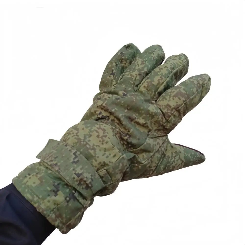 Nuevos guantes tácticos originales rusos EMR color 08/11 de invierno antifríos y cálidos para dedos - imagen 4