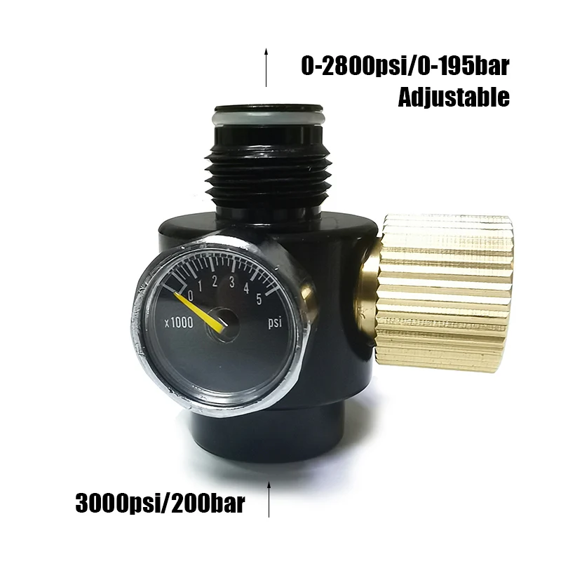 Regulador ajustable HPA para tanque de aire comprimido - imagen 4