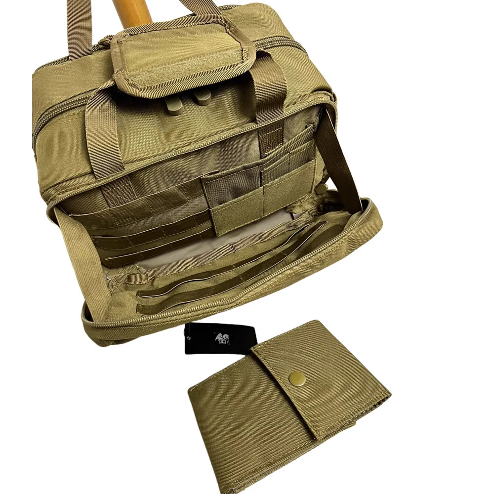 Bolsa de almacenamiento táctica retro, bolso de viaje de gran capacidad, maletín portátil - imagen 5