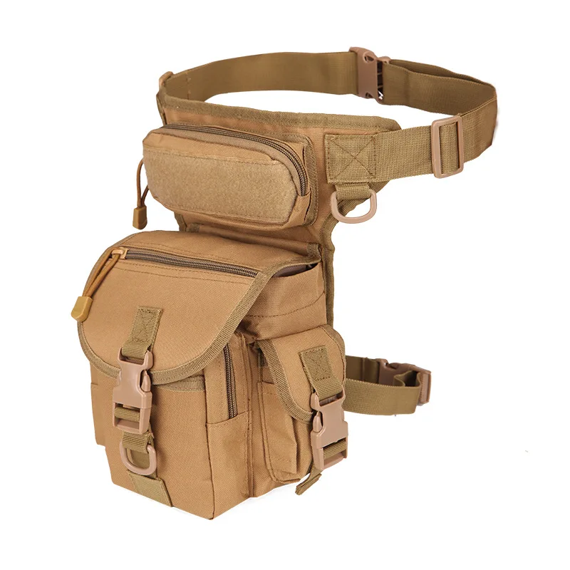 Bolso táctico de pierna para hombre, bolsa de viaje Molle para deportes, Camping, ciclismo, cámara, militar, de nailon - imagen 2