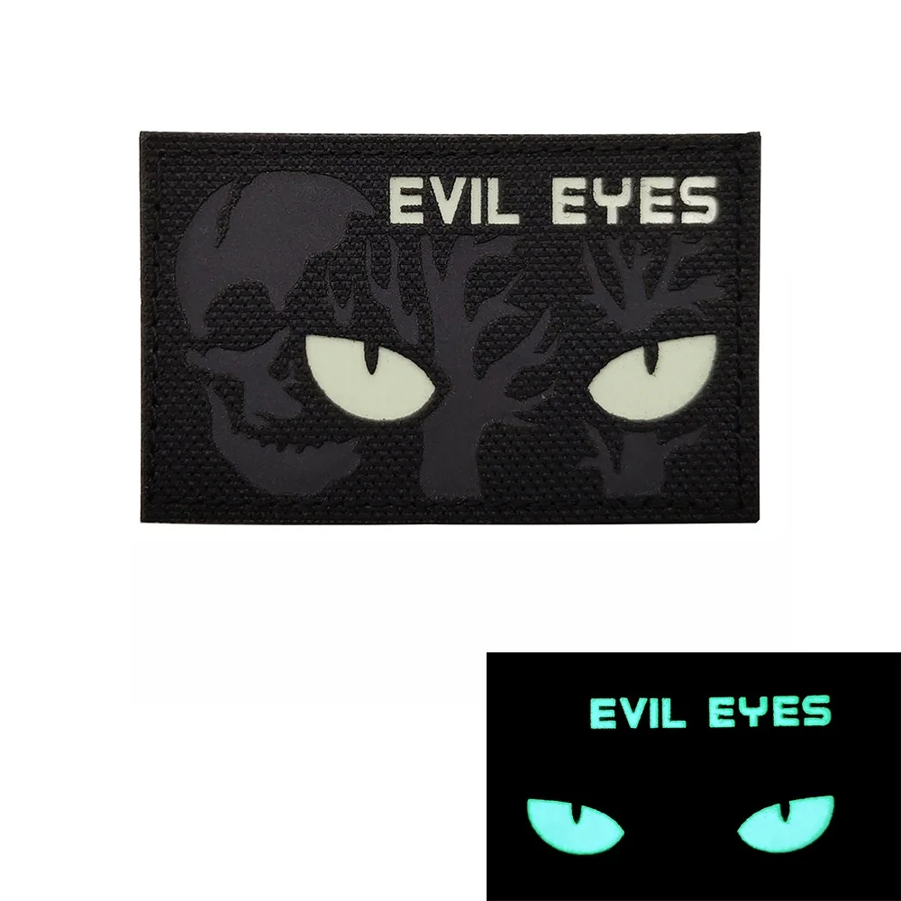 Brazalete reflectante infrarrojo con ojos de animales, banda luminosa, Ojo de águila, corte láser, mochila, gancho, parches de chaqueta para ropa - imagen 5