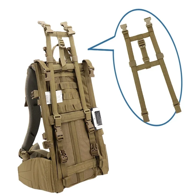 Mochila táctica para exteriores, marco de soporte de fibra de carbono, marco trasero, varilla de extensión de fibra de carbono, varilla de fijación