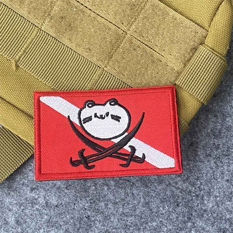 Parches bordados de gatito, insignia de moral de gato lindo, brazalete, mochila militar, ropa, pegatinas decorativas Diy - imagen 4