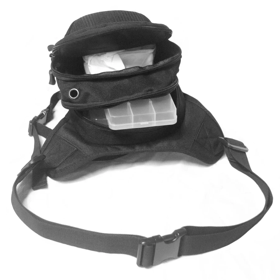 Riñonera de cintura al aire libre para hombre, bolsa táctica para pierna, resistente al agua, multiusos, cinturón de cadera - imagen 5