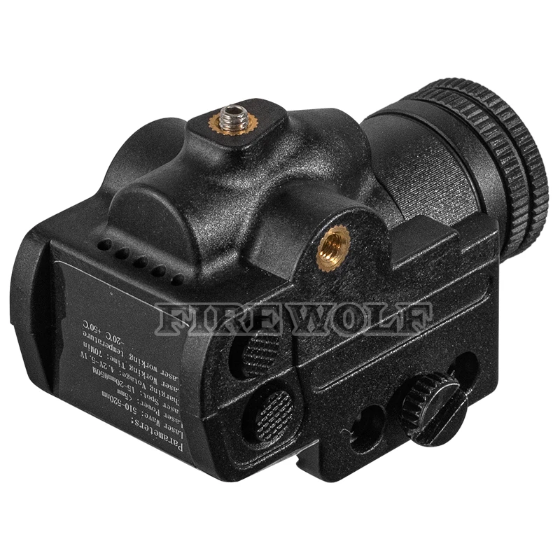 Luz de pistola con punto rojo y verde, mira láser, linterna recargable, luz de arma de caza para riel Picatinny de 20mm - imagen 3