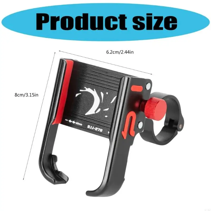 Scooter Bike Manillar Montar celular Cunas teléfono universal Soporte teléfono K1KF - imagen 5