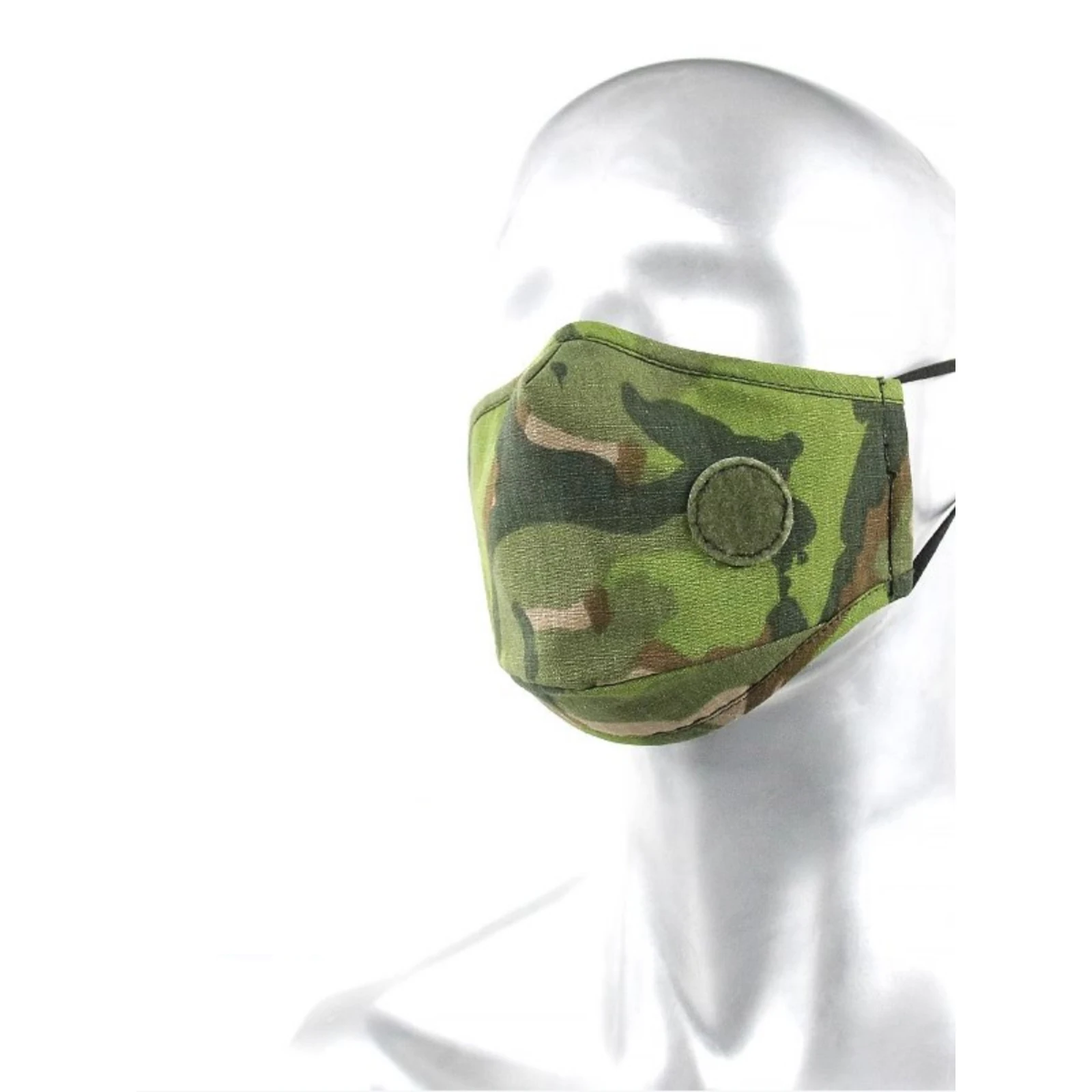 Mascarilla táctica transpirable con protección contra el polvo, correa ajustable para las orejas, máscara de camuflaje para exteriores, personalizable - imagen 4