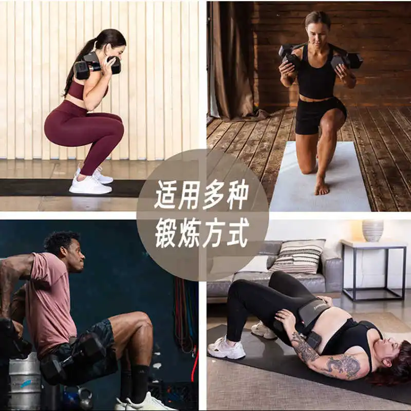 Cinturón de empuje de cadera ajustable profesional para mujer, entrenamiento de puente de glúteos, rodamiento de peso de sarga, Compatible con mancuernas, timbre - imagen 3