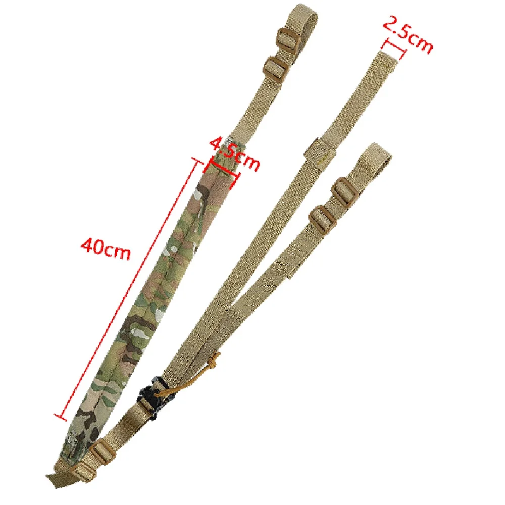 Correa táctica militar ajustable de 2 puntos para pistola VTAC, correa de hombro para caza, tiro, accesorio para Rifle Airsoft M4, Dropshi - imagen 2