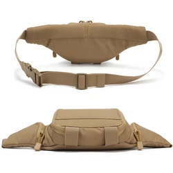 Sistema táctico de transporte de cintura y pecho, funda de pistola oculta de nailon 600D, riñonera para exteriores/ asalto, paquete de pecho impermeable