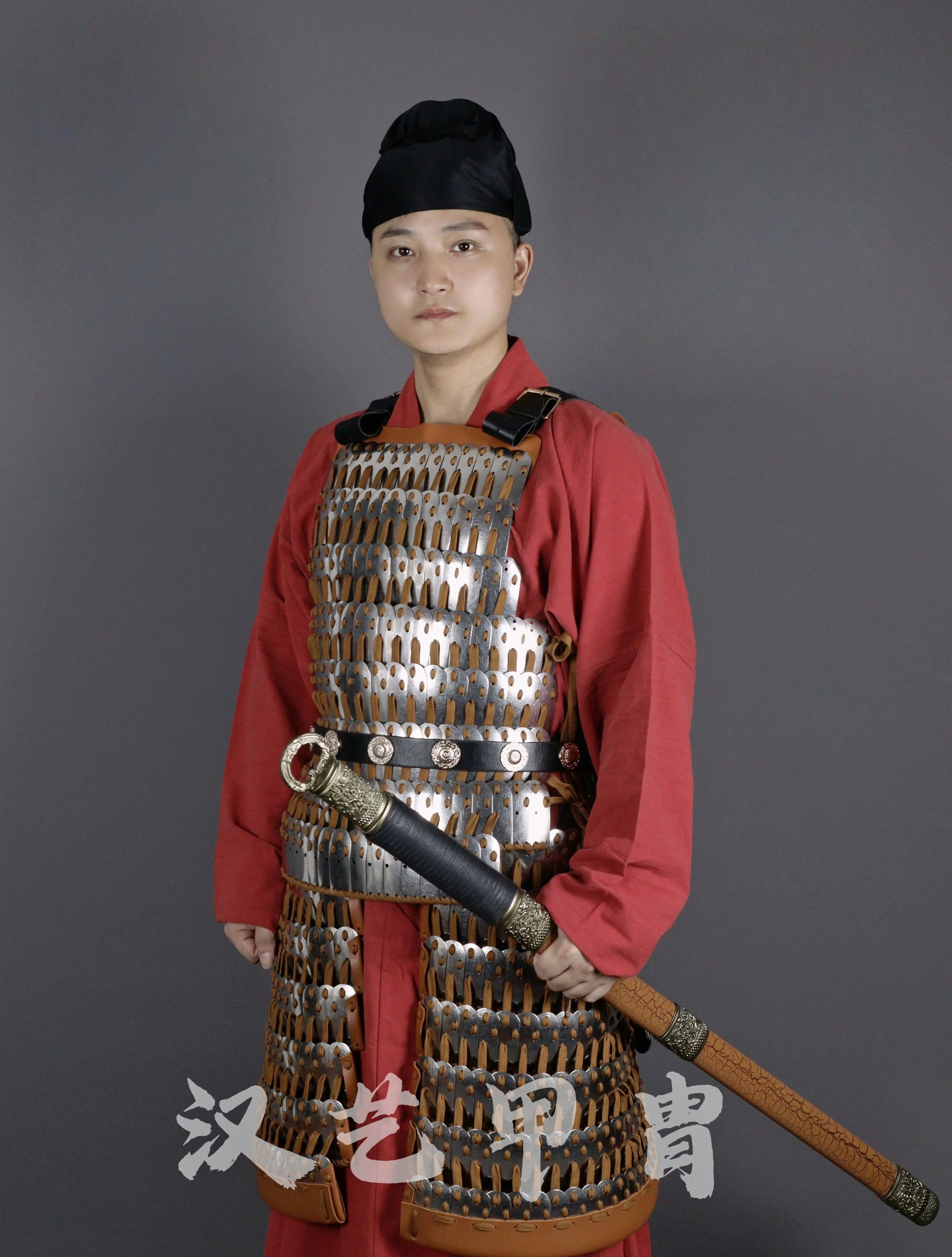 Hanyi-armadura China táctica de acero inoxidable, armadura de corbata de hierro, armadura de pecho de dos niveles, armadura de pecho, falda - imagen 2