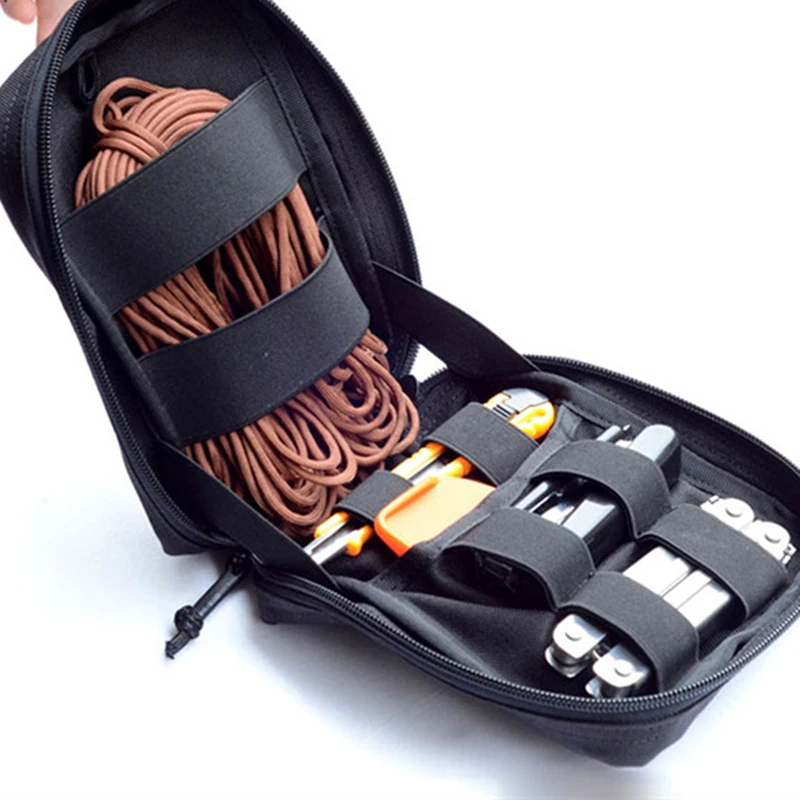 Bolsa táctica EDC Molle, botiquines de primeros auxilios, bolsa médica, riñoneras militares, bolsa IFAK de supervivencia de emergencia para caza del ejército al aire libre - imagen 3