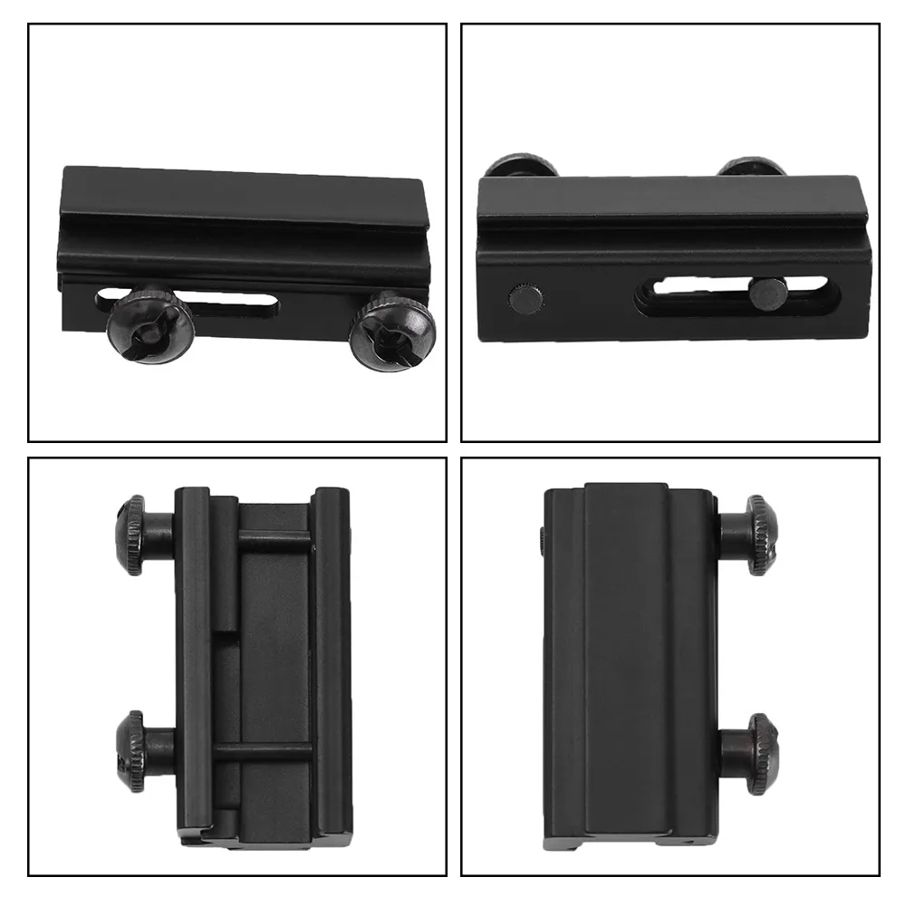 Adaptador de Base Picatinny de 20mm a 11mm, extensión de riel de cola de milano de 11mm, adaptador de Base de montaje, accesorios para pistola de caza - imagen 4