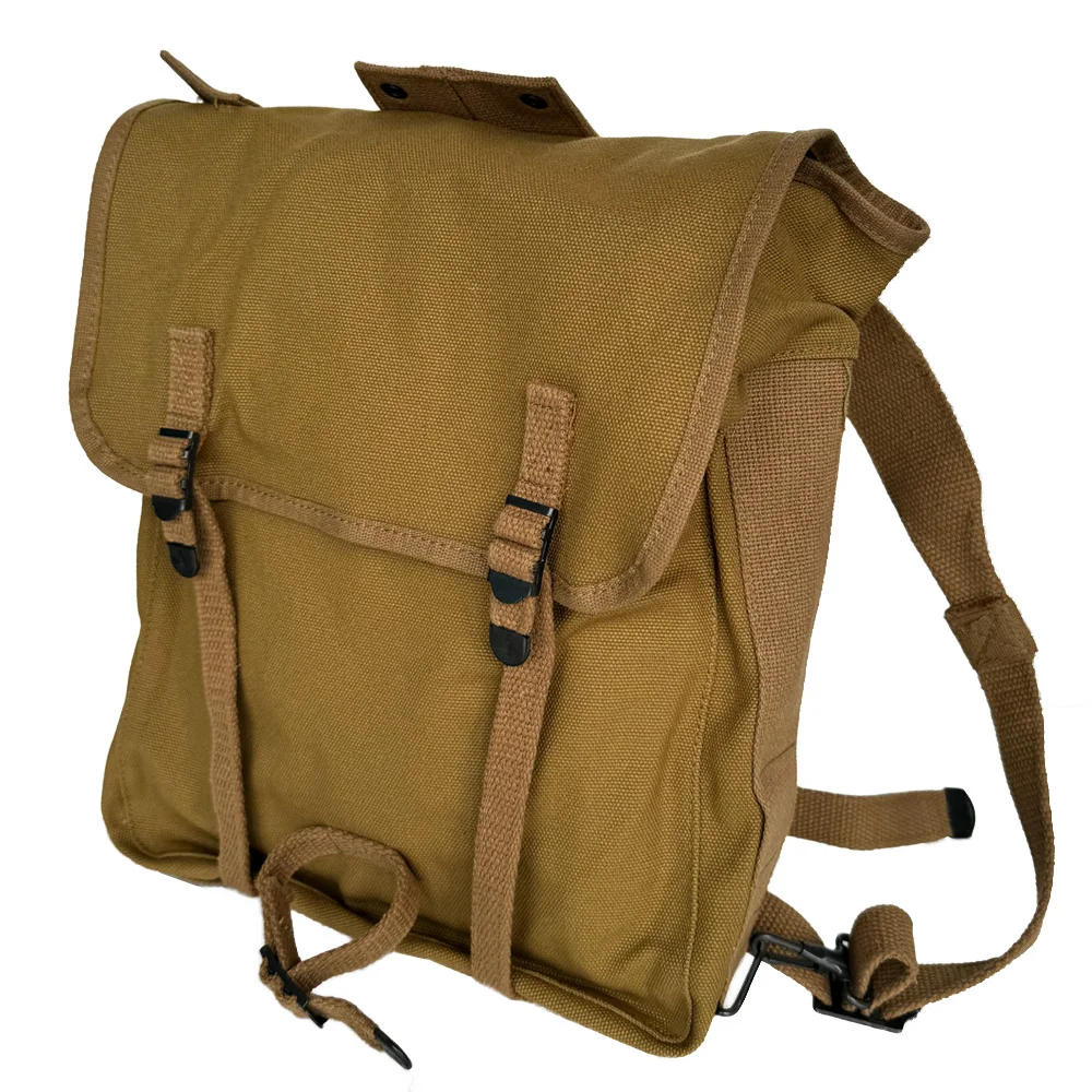 Mochila WW2 M1941, equipo de Camping, bolsa de lona, paquete de equipo de soldados americanos, bolsa M1941 para exteriores de la Segunda Guerra Mundial de EE. UU. - imagen 2