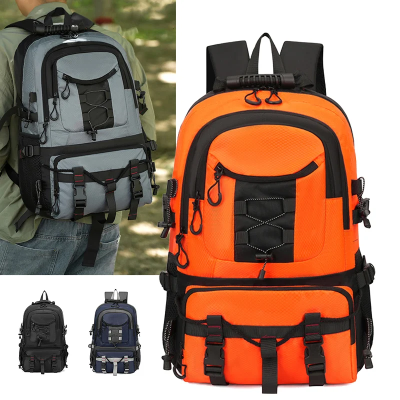 Mochila para escalada al aire libre, gran capacidad, senderismo, Camping, pesca, portátil, viaje, deportes, portátil, equipaje para ordenador portátil - imagen 2