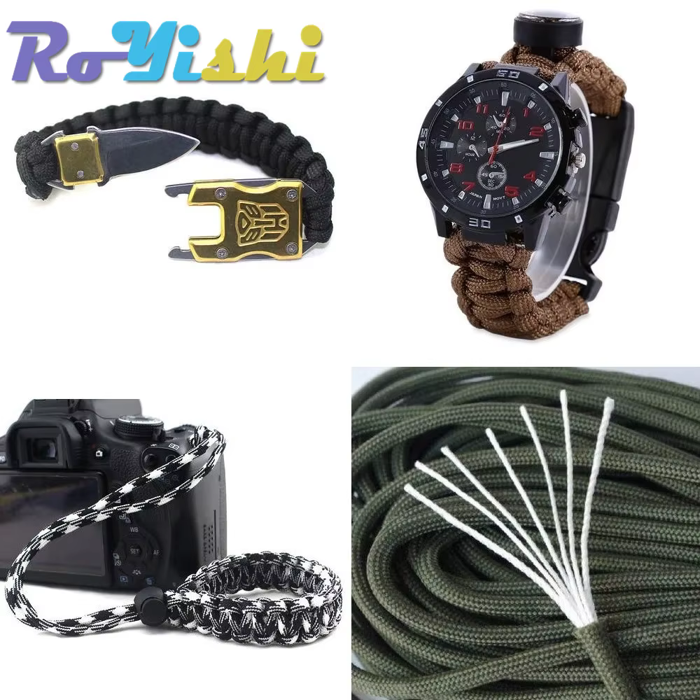 Paracord 550 7 hebras – Cordón paracaídas para escalada y camping - imagen 2
