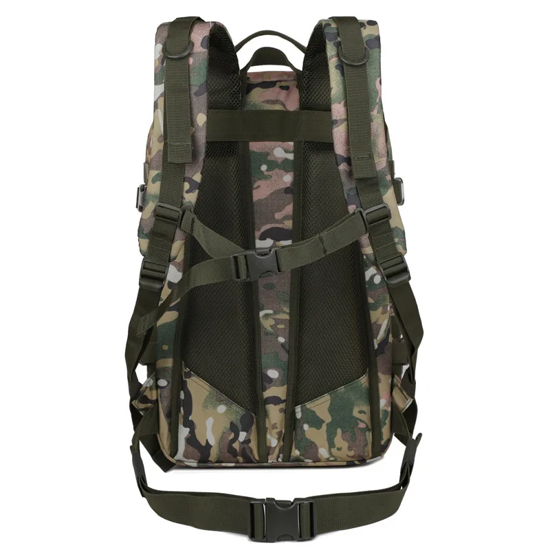 Mochila táctica de camuflaje para senderismo, mochila impermeable para exteriores, mochilas de viaje para acampar y escalar, montañismo - imagen 4
