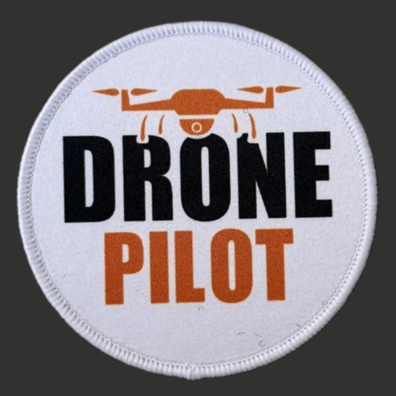 Parche "DRONE PILOT", insignia de moral militar, mochila con gancho y bucle estampado, accesorios de decoración de ropa, brazalete adhesivo - imagen 2